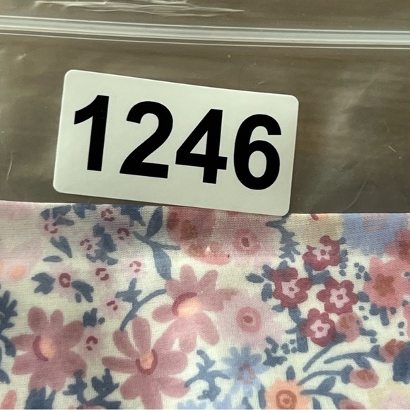 En Saison Lilac Purple V-Neck Floral Midi Dress Cottagecore Feminine Romantic S - Picture 5 of 12